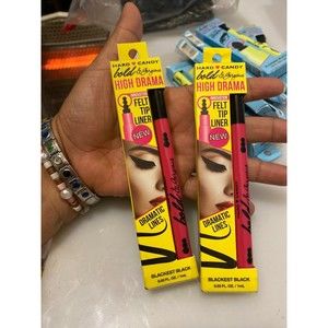 Lot of 2 New Hard Candy High Drama cat eyeliner Blackest Black 1045